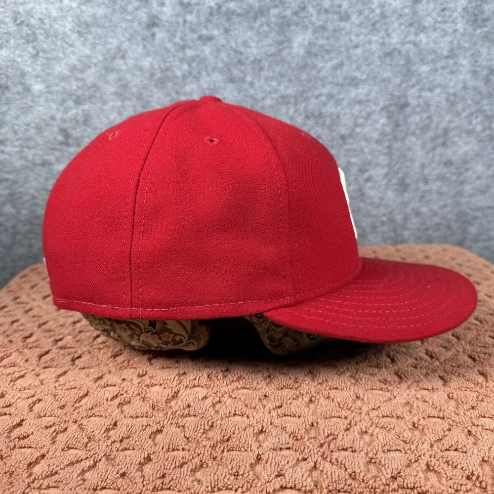 Washington Nationals Fitted Cap Red 7 1/2 New Era 59FIFTY USADA MLB